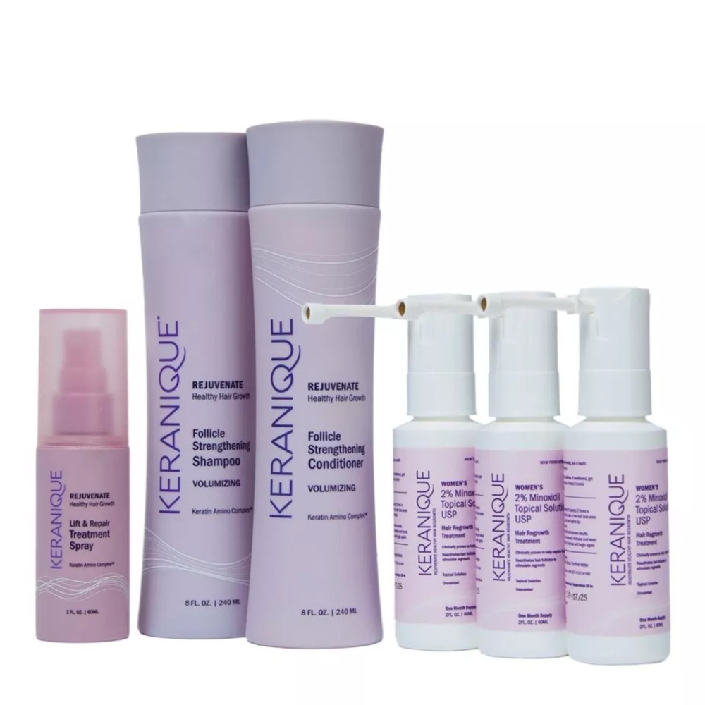 Keranique 90-Day Hair Regrowth Volumizing Kit - exp 04/2027